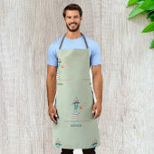 Wissenschaftler Stehend Schürze