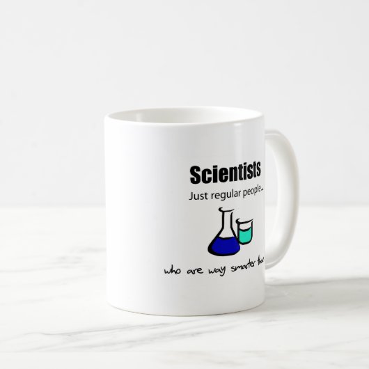 Wissenschaftler-Tasse Kaffeetasse (VorderseiteRechts)