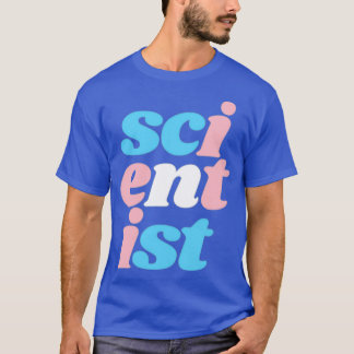 Wissenschaftler, vertikal, Grenze 1 T-Shirt