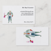 Wissenschaftler Visitenkarte (Vorne/Hinten)