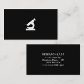 Wissenschaftler Visitenkarte (Vorne/Hinten)