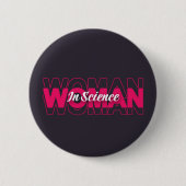 Wissenschaftlerin Button (Vorderseite)