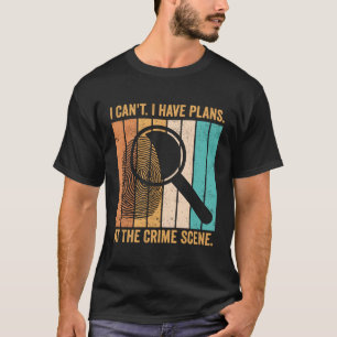 Wissenschaftlerin, die ich in der Kriminalwissensc T-Shirt