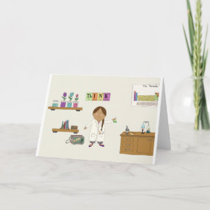 Wissenschaftlerin Karte