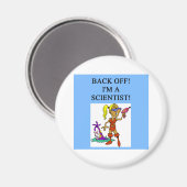 Wissenschaftlerin Magnet (Vorderseite/Rückseite)