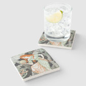 Wissenschaftlerinnen (Frauen in Wissenschaft und T Steinuntersetzer (Seitenansicht)