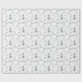 Wissenschaftlerskizzen als Packpapier (Flach)