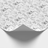 Wissenschaftlerskizzen als Packpapier (Ecke)