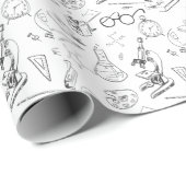 Wissenschaftlerskizzen als Packpapier (Rolleneckpunkt)