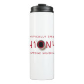 Wissenschaftlich gesprochen molekulare Koffein-For Thermosbecher (Vorderseite)