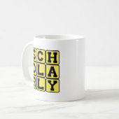 Wissenschaftlich, studiert kaffeetasse (Vorderseite Links)