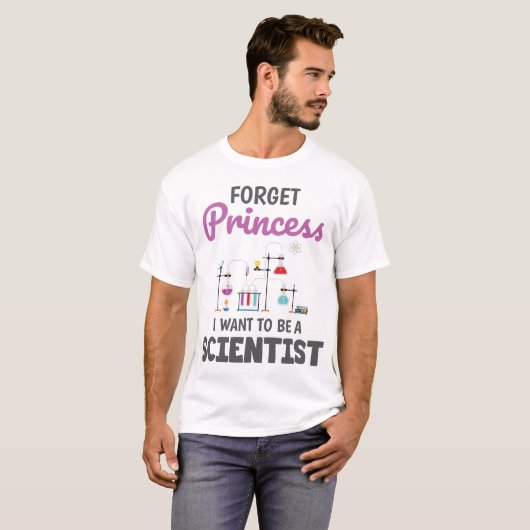 wissenschaftlich-weiß T-Shirt (Vorne ganz)