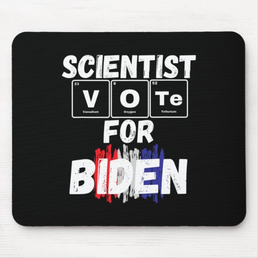 Wissenschaftliche Abstimmung über Biden Mousepad (Vorne)