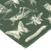 Wissenschaftliche antike Bugs Insekten Creme und G Tischdecke (Schrägansicht)