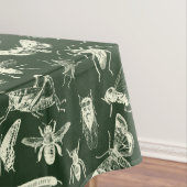 Wissenschaftliche antike Bugs Insekten Creme und G Tischdecke (Beispiel)