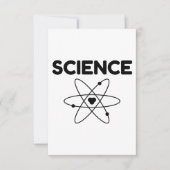 WISSENSCHAFTLICHE ATOM DANKESKARTE (Vorderseite)