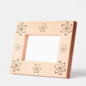 Wissenschaftliche Atome haben Rahmen für Bilder fe (Links)