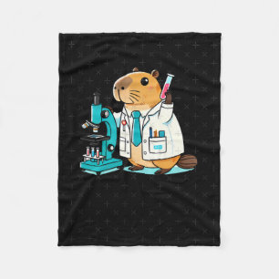Wissenschaftliche Capybara-Experimente im Labor Fleecedecke