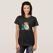 Wissenschaftliche Capybara-Experimente im Labor T-Shirt (Vorne ganz)