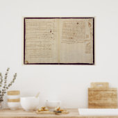 Wissenschaftliche Diagramme Poster (Küche)