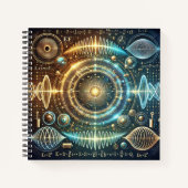 Wissenschaftliche Durchbrüche beginnen hier Notizblock (Vorderseite)