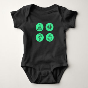 Wissenschaftliche Elemente Baby Strampler