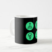 Wissenschaftliche Elemente Kaffeetasse (Vorderseite Links)