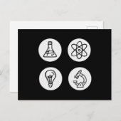 Wissenschaftliche Elemente Postkarte (Vorne/Hinten)