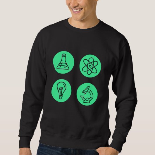 Wissenschaftliche Elemente Sweatshirt (Vorderseite)