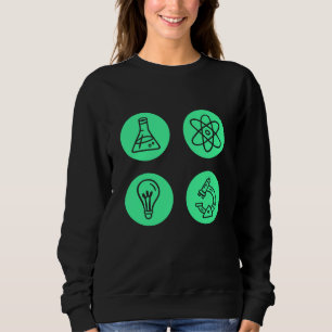 Wissenschaftliche Elemente Sweatshirt