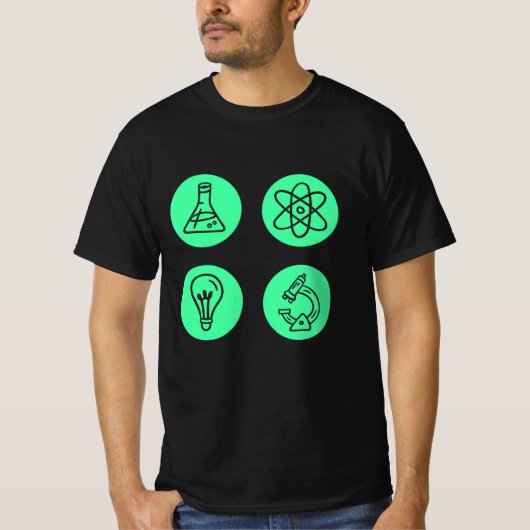 Wissenschaftliche Elemente T-Shirt (Vorderseite)
