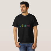 Wissenschaftliche Elemente T-Shirt (Vorne ganz)