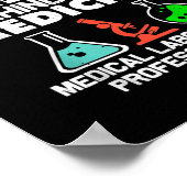 Wissenschaftliche Fachleute Design Männer Labrador Poster (Ecke)