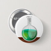 wissenschaftliche Flasche Button (Vorne & Hinten)