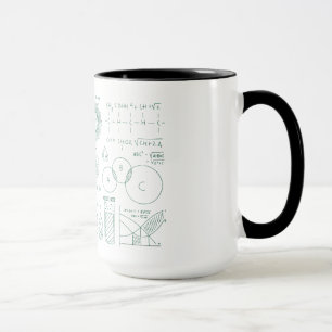 Wissenschaftliche Formel Tasse