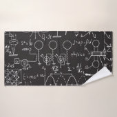 Wissenschaftliche Formeln: Chalkboard-Berechnungsm Badehandtuch (Badehandtuch)