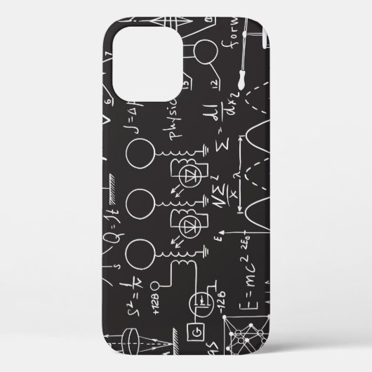 Wissenschaftliche Formeln: Chalkboard-Berechnungsm Case-Mate iPhone Hülle (Rückseite)