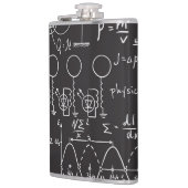 Wissenschaftliche Formeln: Chalkboard-Berechnungsm Flachmann (Links)