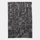 Wissenschaftliche Formeln: Chalkboard-Berechnungsm Geschirrtuch (Vertikal)