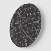 Wissenschaftliche Formeln: Chalkboard-Berechnungsm Große Wanduhr (Winkel)
