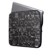 Wissenschaftliche Formeln: Chalkboard-Berechnungsm Laptopschutzhülle (Vorderseite Links)