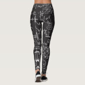 Wissenschaftliche Formeln: Chalkboard-Berechnungsm Leggings (Rückseite)