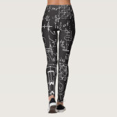 Wissenschaftliche Formeln: Chalkboard-Berechnungsm Leggings (Rückseite)