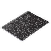 Wissenschaftliche Formeln: Chalkboard-Berechnungsm Notizblock (Linke Seite)