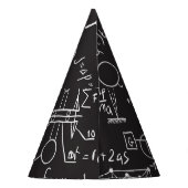 Wissenschaftliche Formeln: Chalkboard-Berechnungsm Partyhütchen (Rückseite)
