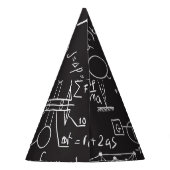 Wissenschaftliche Formeln: Chalkboard-Berechnungsm Partyhütchen (Rückseite)
