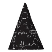 Wissenschaftliche Formeln: Chalkboard-Berechnungsm Partyhütchen (Rechts)