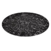 Wissenschaftliche Formeln: Chalkboard-Berechnungsm Schneidebrett (Ecke)