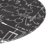 Wissenschaftliche Formeln: Chalkboard-Berechnungsm Schneidebrett (Ecke)