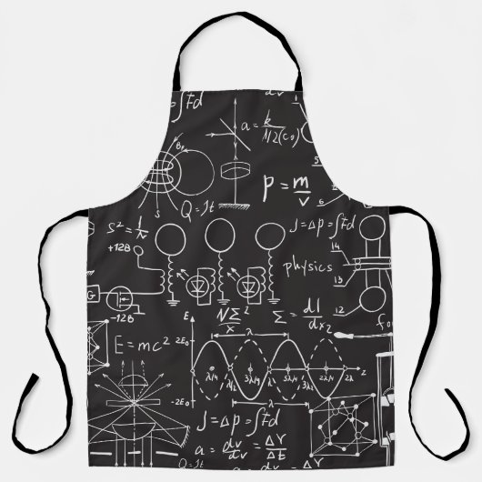Wissenschaftliche Formeln: Chalkboard-Berechnungsm Schürze (Vorderseite)